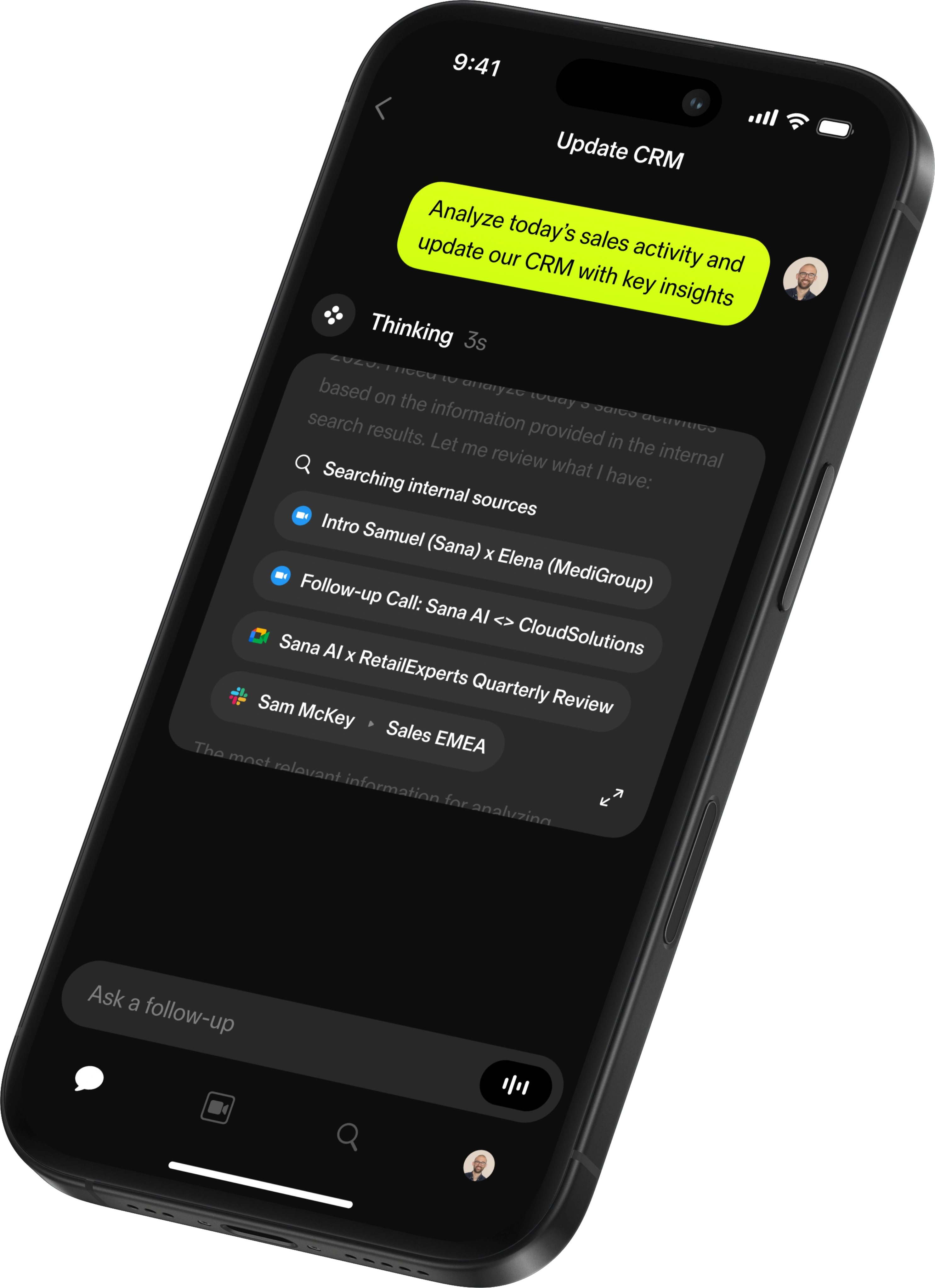 AI Overview Mockup