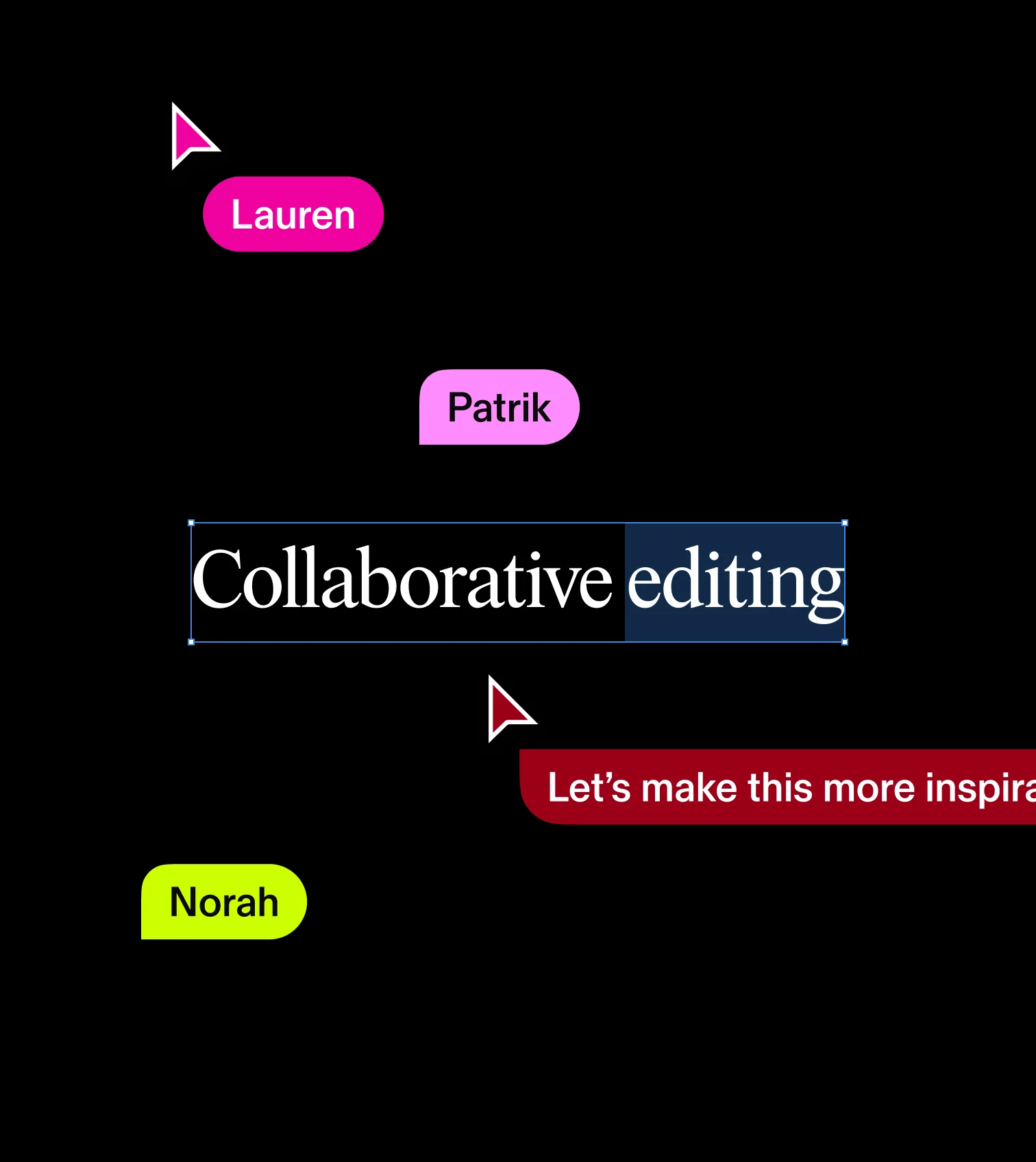 Collaborate in real time with multi-player editing